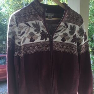 Northern Reflections / Zip Up Sweater